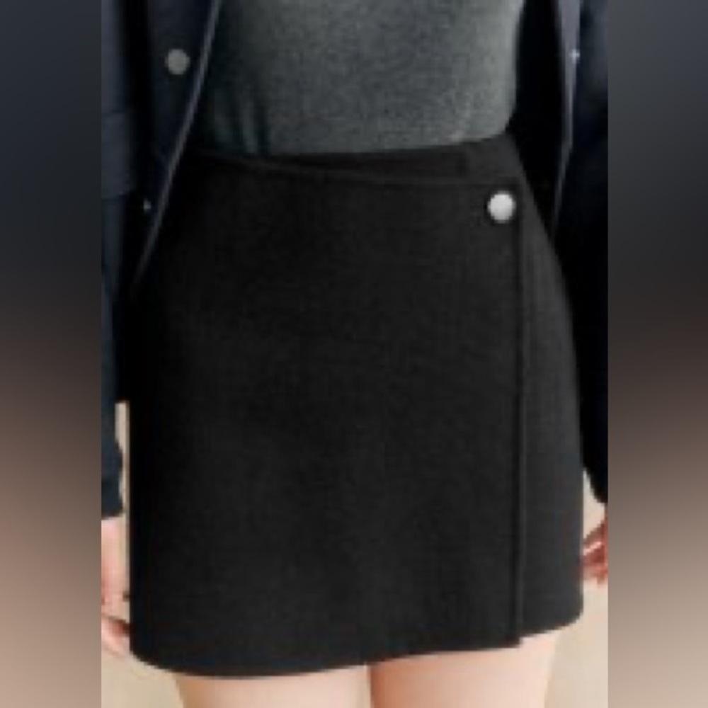 Sezane Laure Skirt Black - Size 8